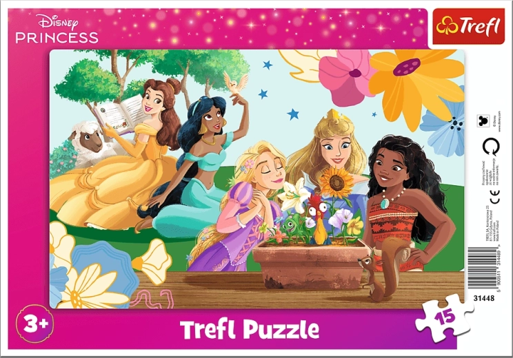 Trefl dėlionė „Disney Princess: Šypsenos galia“, 15 detalių