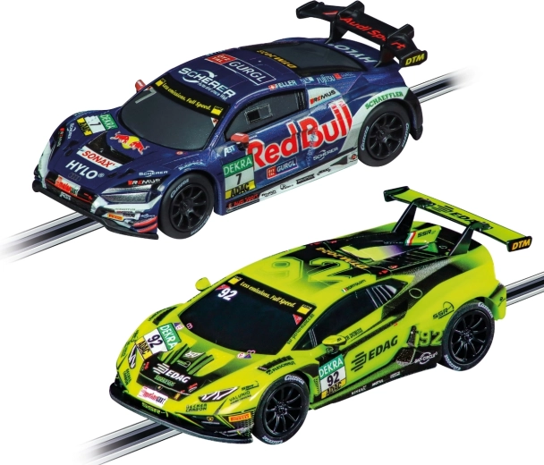 Two licensed DTM race cars