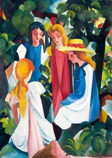 Puzzle Four Girls 1000 Pieces BLUEBIRD