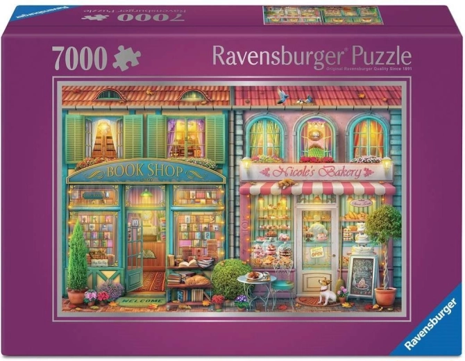 Ravensburger dėlionė Knygynas ir kepykla 7000 dalių