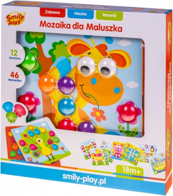 Vaikiška mozaika su kaištukais mažiesiems