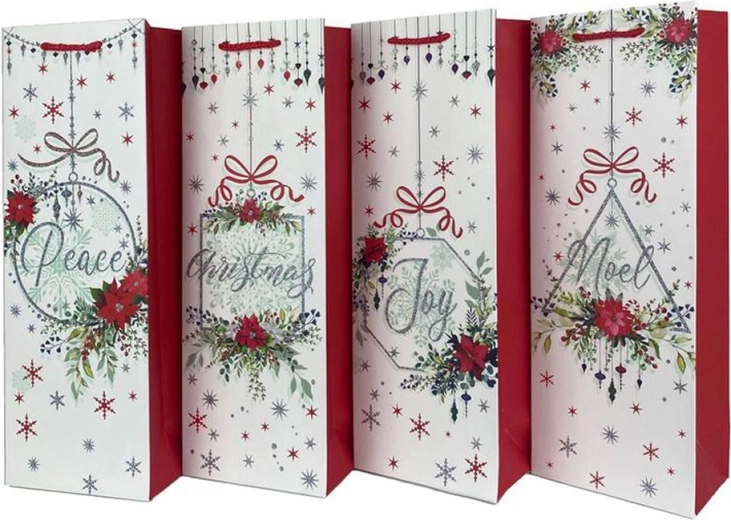 Christmas gift wine bag