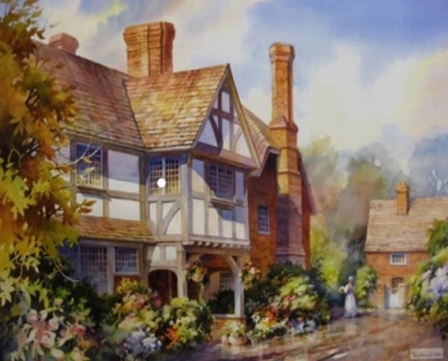 NORIMPEX Paint by Numbers Fairy-Tale Inn 40 × 50 cm