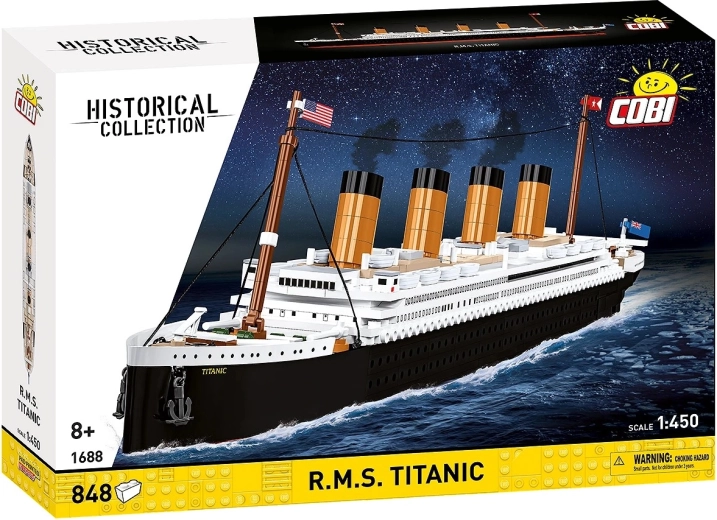 Konstruktorius RMS TITANIC 1:450, 848 detalės