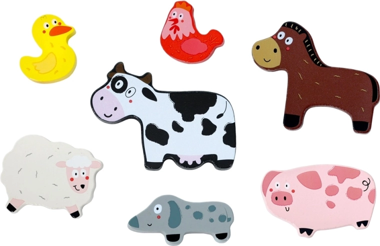 Animals from the happy farm