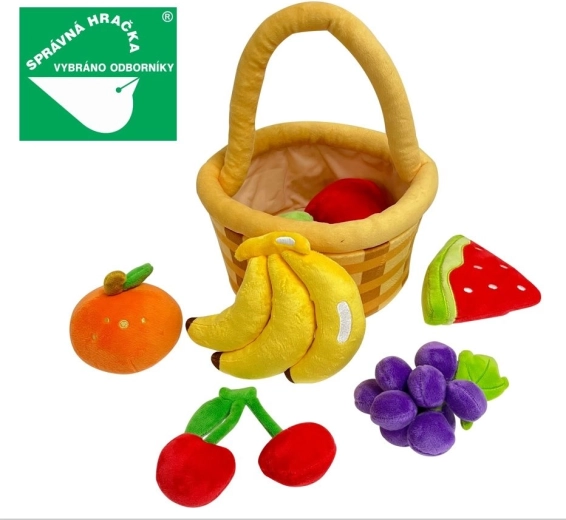Magic Baby Plush Fruit in a Basket