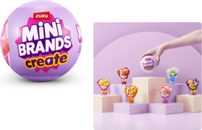 ZURU Mini Brands Create mini kawaii puokštė – 1 vnt.