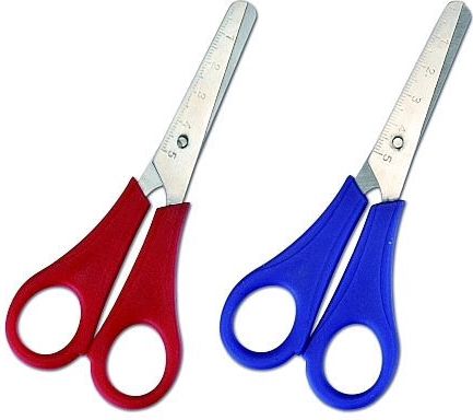 Mokyklinės žirklės CONCORDE Light 13 cm su liniuote