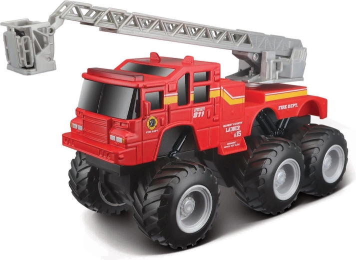 Maisto Builder Zone Quarry Monsters tvirtas darbinis automobilis su kopėčiomis