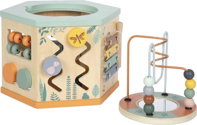 Safari Activity Cube with 7 Activities