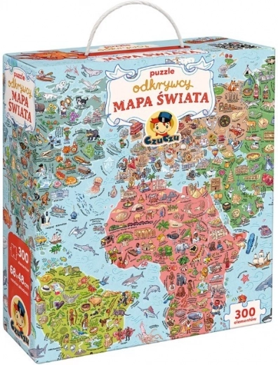 Explorers’ Puzzle – World Map, 300 Pieces