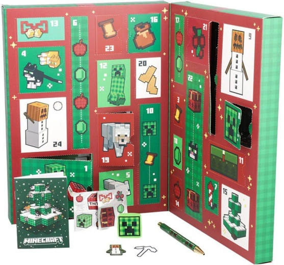 Minecraft Stationery Advent Calendar
