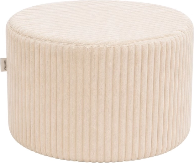 Children’s corduroy ottoman New Baby cream