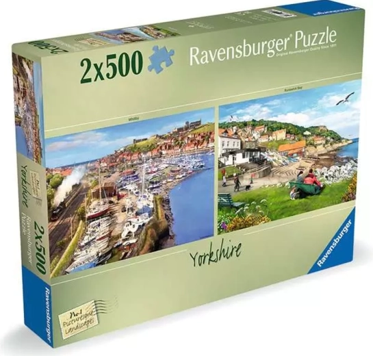 Ravensburger dėlionė vaizdingi kraštovaizdžiai: Yorkshire 2x500 detalių