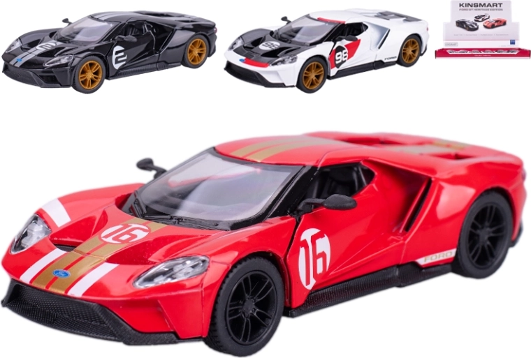 Metal car model Ford GT Heritage Edition 1:38 Kinsmart