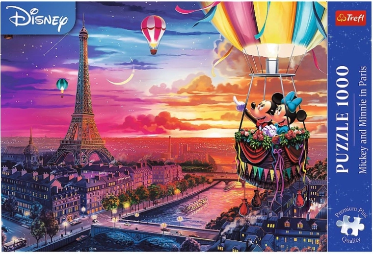 Puzzle 1000 Premium Plus – MICKEY AND MINNIE IN PARIS