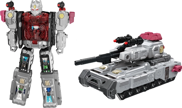 Autorobot Tank with Mini Robots and Effects, 48 cm