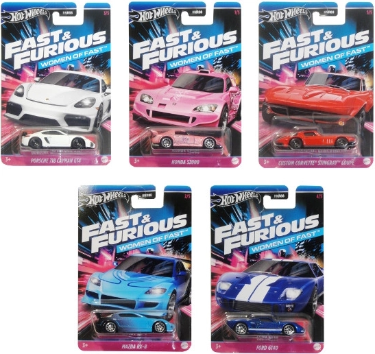 Hot Wheels automobilis „Greiti ir įsiutę“ – 1 vnt.