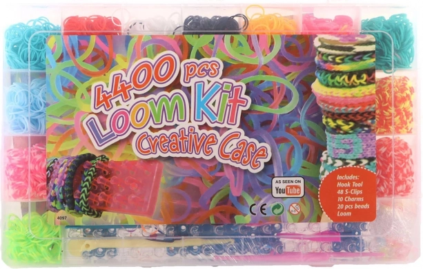 Mega loom gumyčių rinkinys – 4400 vnt.