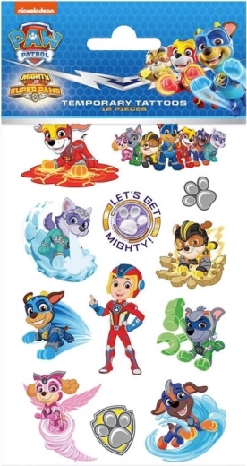 PAW PATROL Temporary Tattoos for Kids
