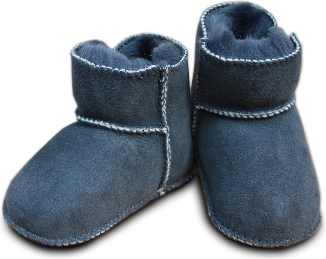 Eisbärchen avikailio odos šlepetės su lipuku (Velcro), antracito spalvos 22/23 – 1 vnt.