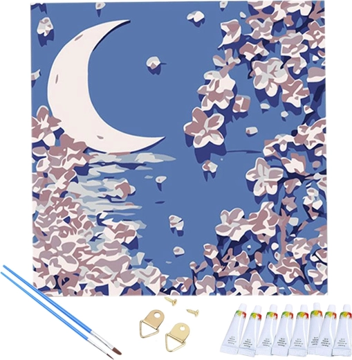 Viskas vienoje dėžutėje: drobė, dažai ir teptukai