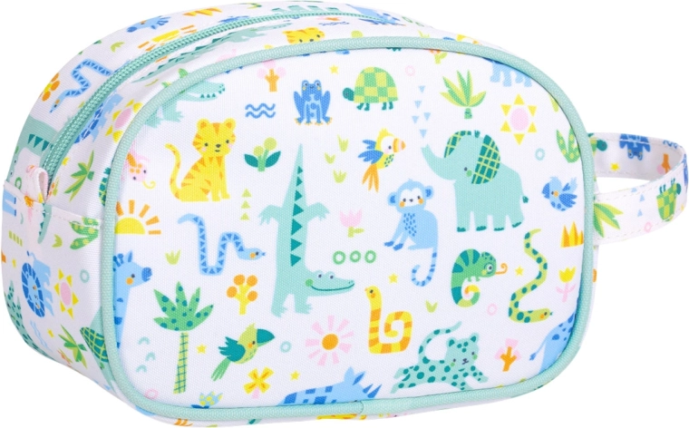 A Little Lovely Company jungle toiletry bag