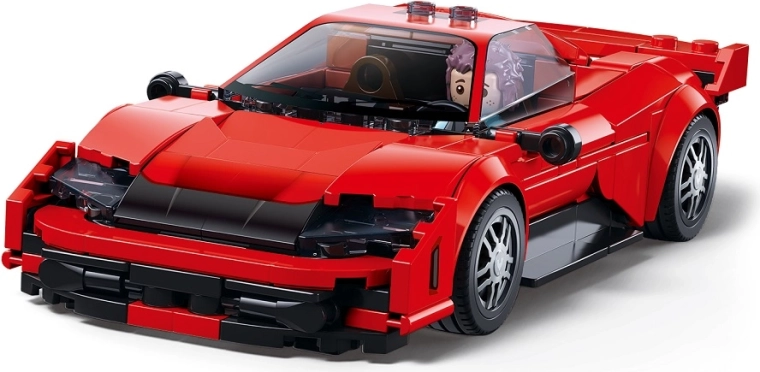 Sluban ModelBricks Red Sports Car 1:32