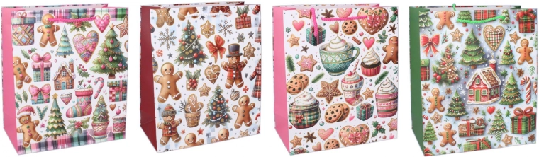 Christmas gift bag size L 31 × 42 × 12 cm