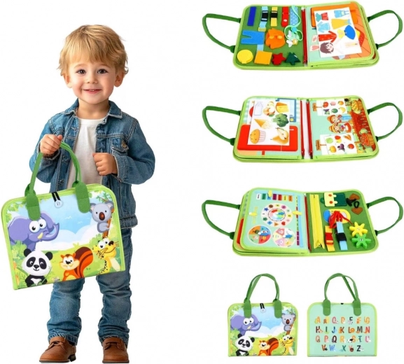 Sensorinė užimtumo knygelė „Safari“ 2Kids Toys