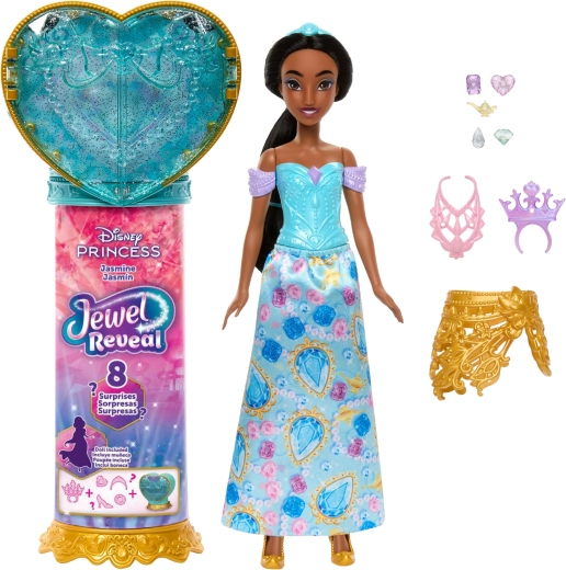 Mattel Disney Princess Jewel Reveal lėlė Jasmina su priedais