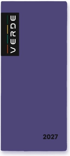 Monthly diary in PVC cover Violet 2027