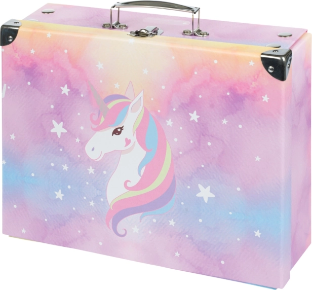 Sulankstomas mokyklinis lagaminėlis Rainbow Unicorn BAAGL
