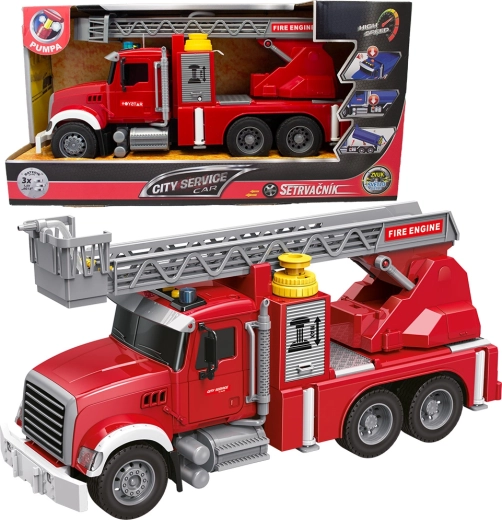 Fire Truck with Ladder and Pump in 1:14 Scale