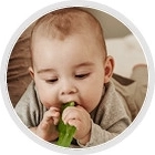 Combination of wood and silicone for teething relief