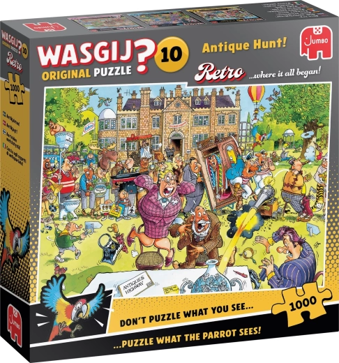 Jumbo Wasgij Retro Original 10: Senienų medžioklė! dėlionė 1000 dalių