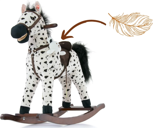 Interactive sound: neighing after pressing the ear