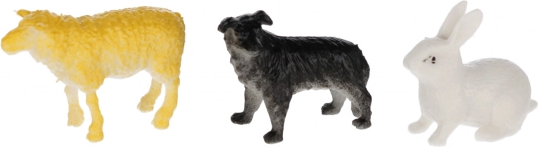 Varied selection of domestic animals