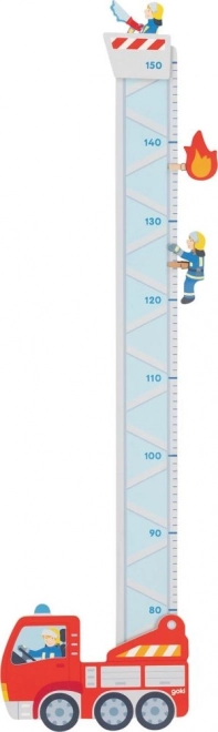 Wooden Growth Chart Firefighters
