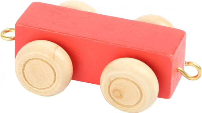 Small foot colorful flat wagon