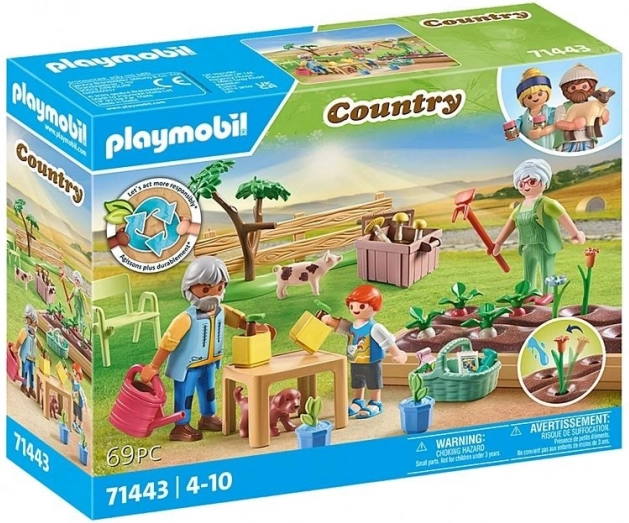 Playmobil Country sodo rinkinys pas senelį