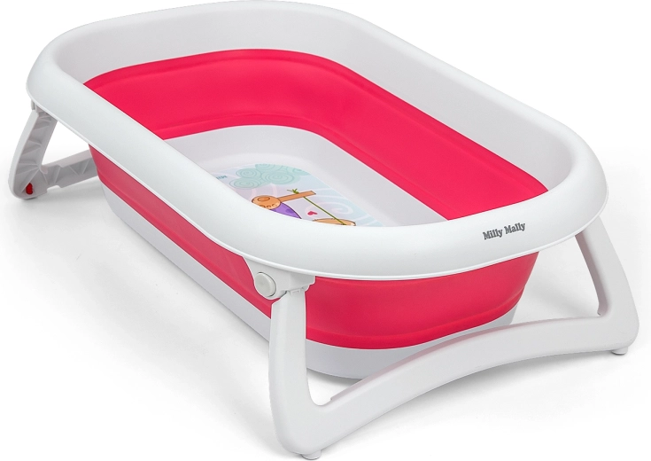 Sulankstoma kūdikio vonelė Milly Mally Aqua pink