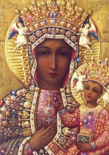 Norimpex diamond painting Our Lady of Częstochowa 30 × 40 cm