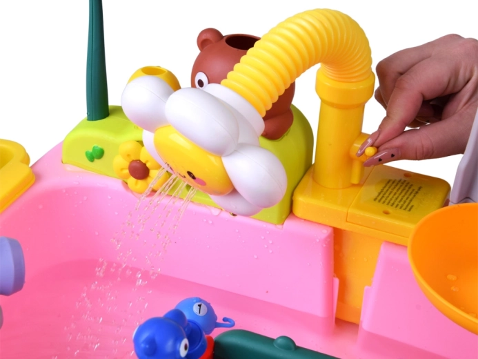 Gėlių formos dušo purkštuvas dar daugiau pramogų