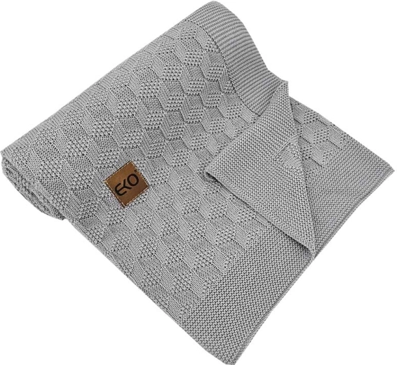 EKO bamboo blanket Light Grey 80 × 100 cm