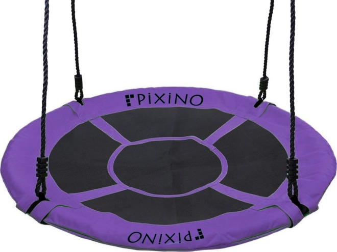 Supimosi žiedinė sūpynė „Gandralizdis“ PIXINO, violetinė