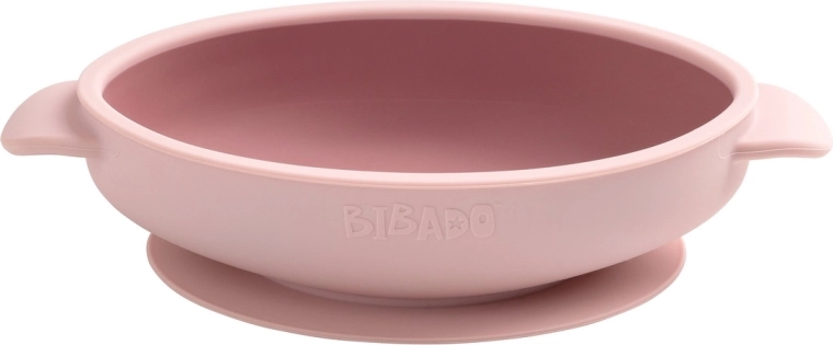 Bibado silikoninis dubenėlis su siurbtuku Blush – 1 vnt.