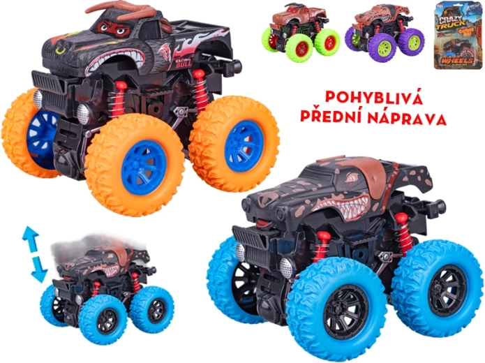 Crazy Truck inercinis monster truck 9 cm