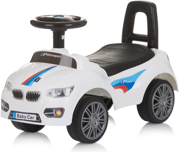 Chipolino stumdomas automobilis su melodijomis Sprinter – Balta