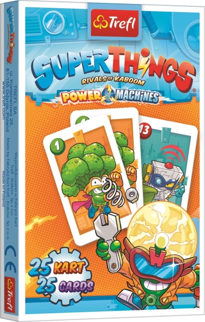 Juodasis Petras SUPERTHINGS – vaikiškas kortų žaidimas TREFL (25 kortos)